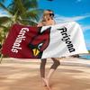 Cardinals Team Spirit Beach Towel, Quick-drying, Easy to Care for, Suitable for Both Fitness and Beach Vacations,Sports Essential