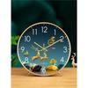 Elegant Multifunctional Clock: Desk, Wall, Table, or Floor Use – Light Luxury Ornament with Simple Pendulum