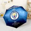 Manchester City Customizable Name Umbrella Outdoor Automatic Umbrella Compact 8-Rib Lightweight Lightweight for Outdoor Daily Use Fashion Lovers