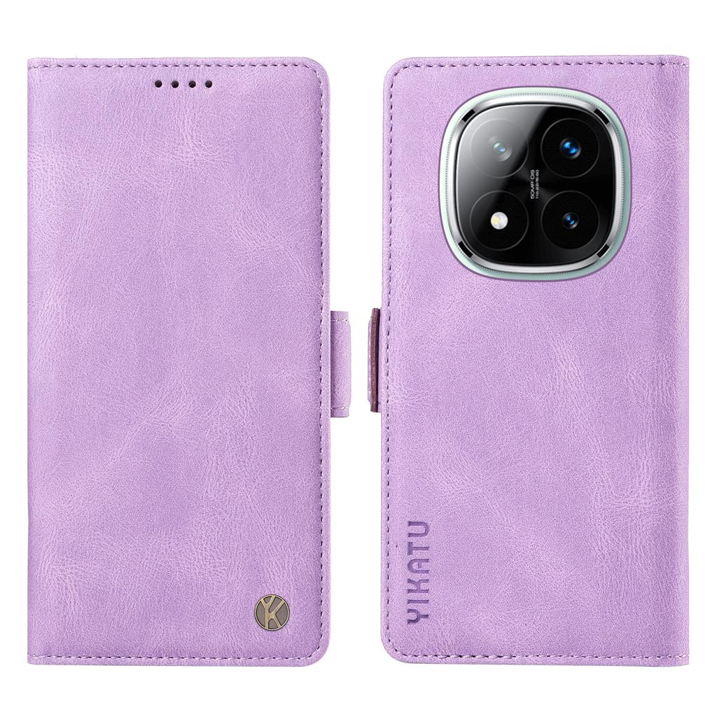 YIKATU YK-005 For Xiaomi Redmi Note 14 Pro+ 5G/Note 14 Pro 5G/Poco X7 5G Case PU Leather Wallet Phone Cover Skin Touch Feeling
