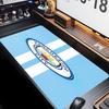 Manchester City Fußballclub Thema Premium Rutschfestes Mauspadd mit Genähten Kanten, Strapazierfähiges Gummi-Material, für Schreibtisch & Gaming Tolle Geschenke