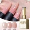 Ice Transparent Nude Gel Polish 2025: Versatile Whitening Sheer Skin Tone Nail Art Phototherapy Gel