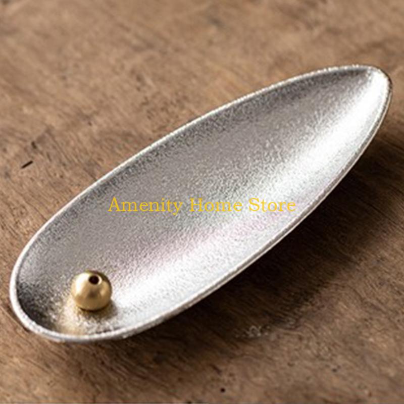 F26C Japanese Alloy Incense Holder Censer Burners Stand Multifunction House Supplies Home Bedroom Living Room Decor