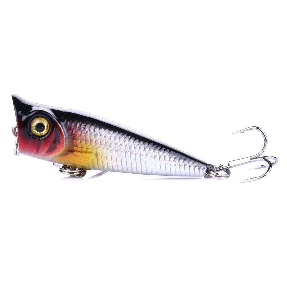 Fishing Lures Outdoor Pencil Lures Set Popper Lure 5CM 4.9G Artificial Hard Bait for Fishing 5PCS/set