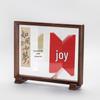 Black Walnut Double-Sided Transparent Photo Frame - Chinese Retro Style A4/A3 Tabletop Frame