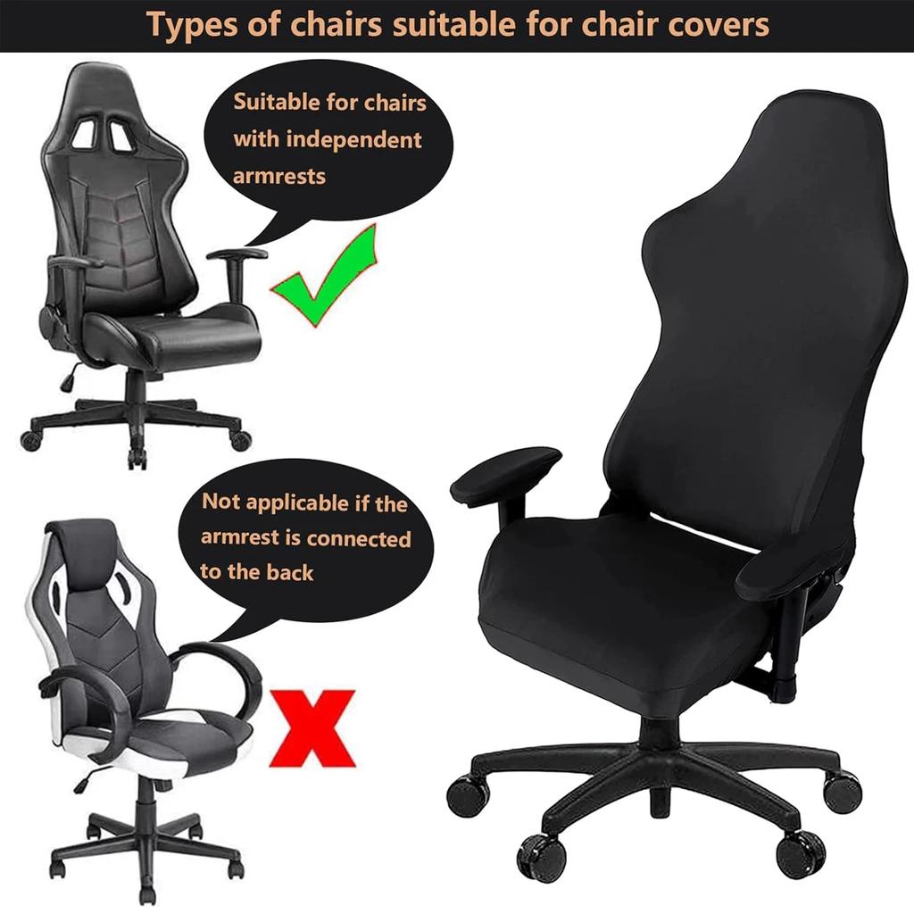 Seat Cover Elastic Office Banquet Chair Cover Anti Dirty Seat Case Stretch E Sports Chair Computer Chair Cover Gaming Armchair