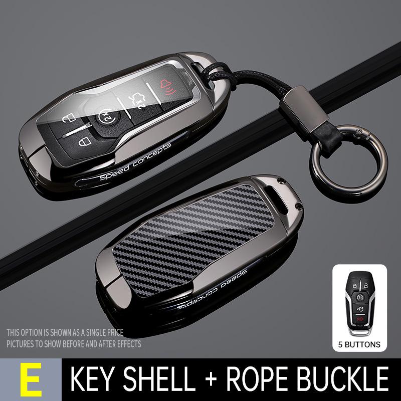 Ford Mustang, Taurus, Explorer, MKZ, Lincoln MKC, MKX Key Case: Metal Shell Key Holder