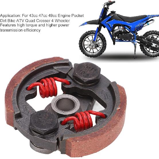 Aramox Clutch Pad with Springs for 2 Stroke Dirt Bike 4 Wheeler, Clutch Pad 75mm/2.95in OD Heavy Duty
