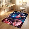 Personalized Crystal Velvet Carpet,Jujutsu Kaisen Custom Printed Name, Plush Area Rug For Home Indoor Decor