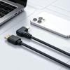 90 Degree USB Type C Charging Cable Wire USB 3.0 A To USB C PD60W Fast Charge For Phones Tablets Laptops