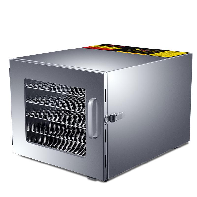 Multifunctional 6-Layer Stainless Steel Dehydrator for Fruits, Vegetables & Pet Snacks