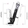 Adjustable Parking Tripod Foot Brace CNC Aluminum Alloy Construction For Motorcycle Off Road Vehicle And Bicycle Universal