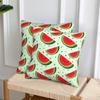 Cute Watermelon Slices 2 Pcs Square Pillowcase Pillow Cover Cushion Decor Comfort Throw Pillow For Home Car