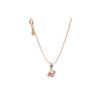 Pandora Wandering the Universe Pavé Planet Shape Saturn Set Necklace Women's Rose Gold ZT-0041
