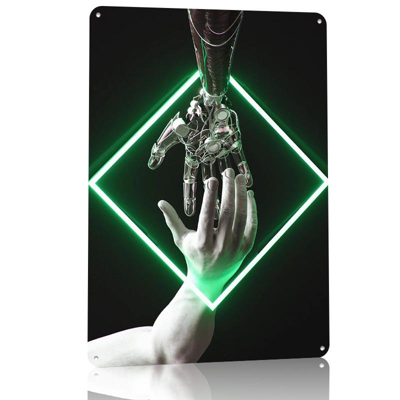 Neobodies Embrace Personalized D Textured Metal Poster Wall Art Tinplate Sign for Decor Luxury Decoration Home Decor Items Room