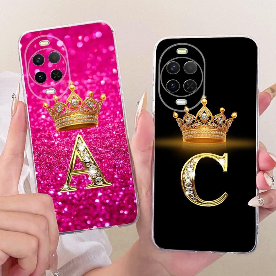 For Huawei Nova 15 Pro 15Ultra 2026 Fashion Crown Letter Phone Case For Huawei Nova15 15 Ultra 15Pro Soft Silicone TPU Cases