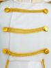 Boys Prince Costume Long Sleeve Gold Fringe Braiding Velvet Tailcoat Royal Court Style Outfit Head Accessory