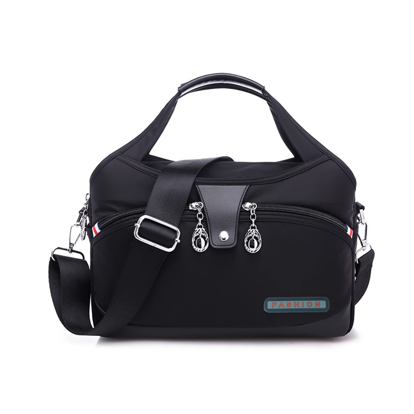 NICOLE & DORIS Women s 2-Way Mini Boston Bag, Shoulder Bag, Crossbody Bag, Handbag, Lightweight, Large Capacity, Multiple Pockets, Water-Repellent