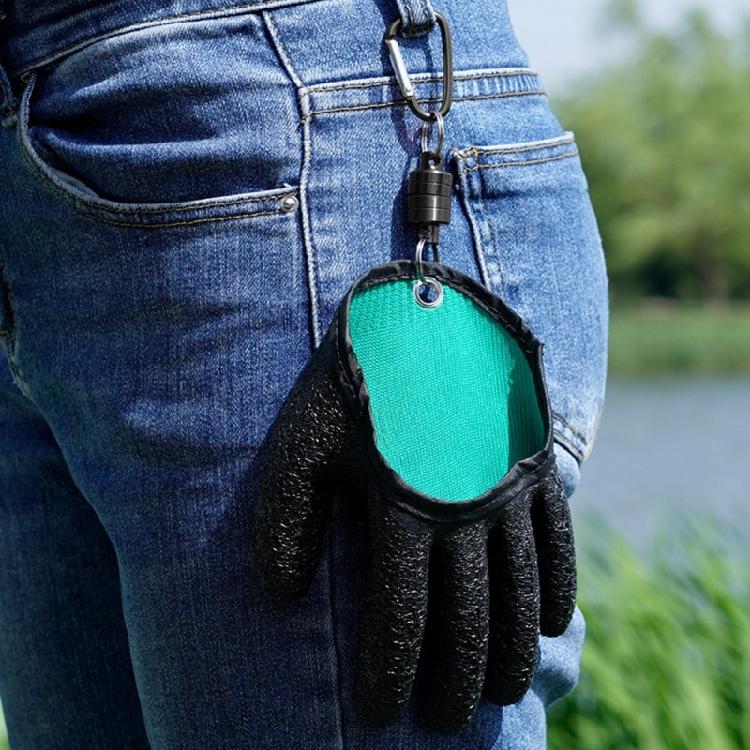1Pair Fishing Glove with Magnetic Release NonSlip Fishing Catching Glove