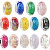 Girl Colorful Metal Cat Eyes Matte Murano Charms Fit Original Bracelets Glass Charm Beads Make your own Accessory Gift Elegant Fashion Beautiful