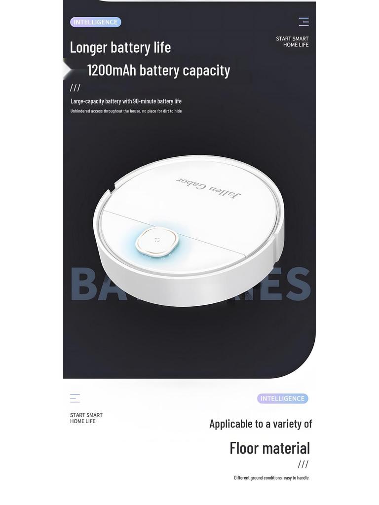 Smart Auto-Charging Sweeping Robot Vacuum Cleaner for Home