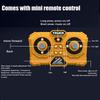 1/64 Remote-Controlled Alloy Forklift Engineering Vehicle Tabletop Toys Model Collection Gift For Boys