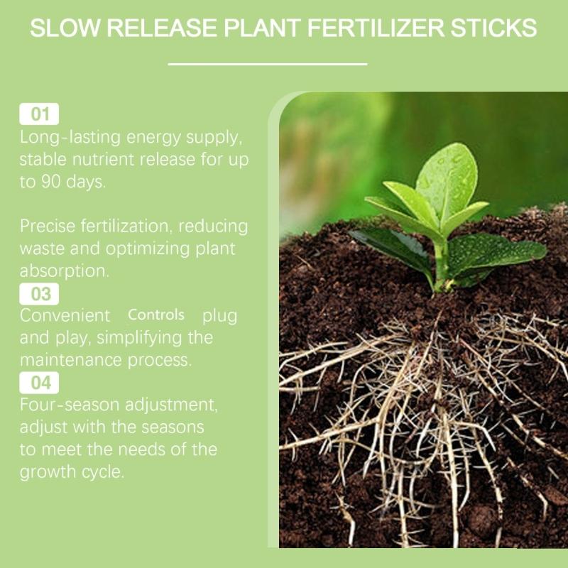 Plant Growth Support Sticks Improve Nutrient Enhances Soil Condition and Increase Resistance Perfect for Gardens Farms