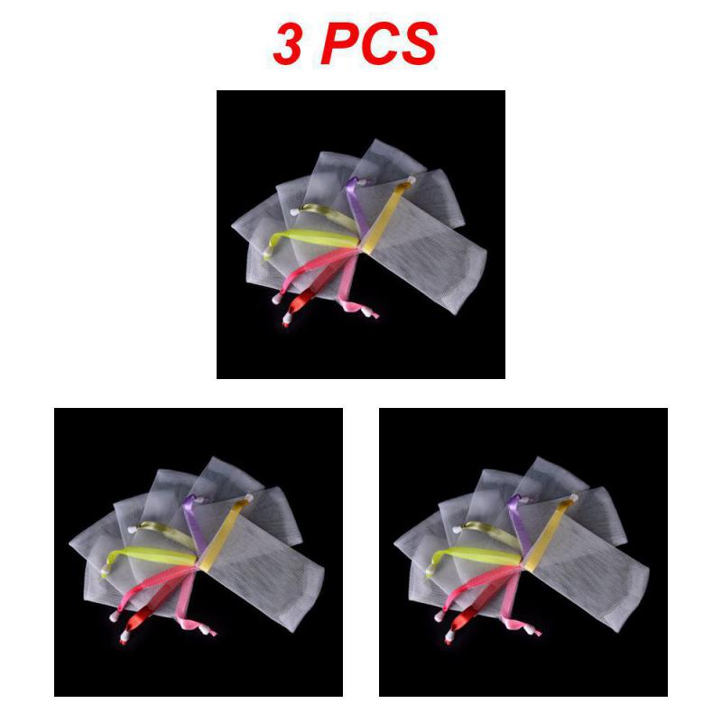 1-10Pcs Clean Foaming Mesh Bag Portable Hangable Nylon Nylon Soap Mesh Bag Mesh Net Bag For Cleansing Face Bathroom Products