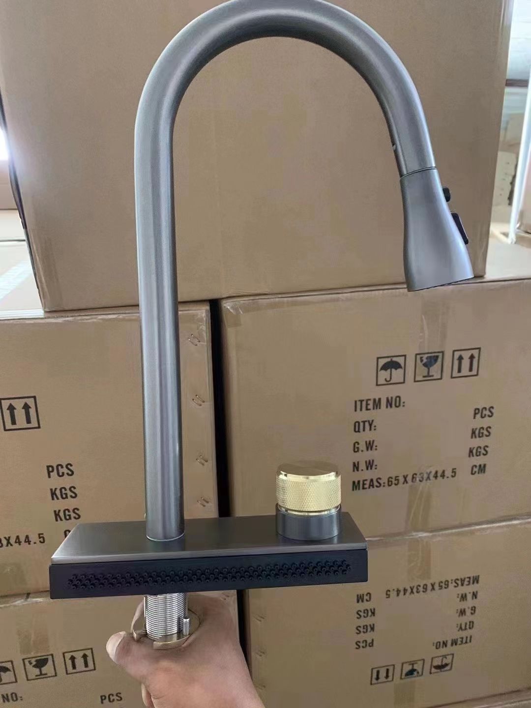 

Waterfall Sink Pull Type Kitchen Faucet Hot Cold Mixer Vegetable Wash Tap Basin Multiple Water Outlets Rotation Flying Rain Tap
