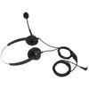 H360D‑3.5VA 3,5mm Binaurales Business-Headset Binaurales Kundenservice-Headset mit Mikrofon und Lautstärkeregelung