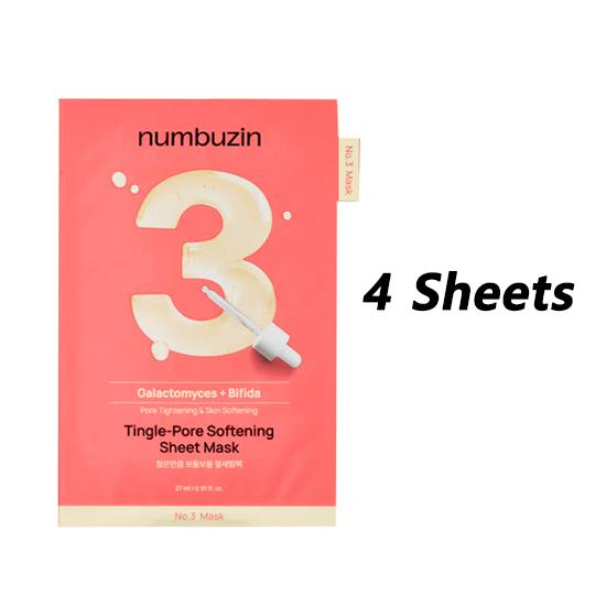 NUMBUZIN Nr.3 Mască în foaie de înmuiere cu pori furnicați