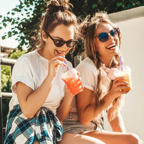 100Pcs Disposable Paper Straws Food Grade BPA Free Rich Color Holiday Party Heart Dot Print Drinking Water Straws