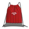 Enigmatic Zigzag Pattern From David Lynch's Cult Series Twin Peaks Backpacks Drawstring Bundle Pocket Sports Bag Book Bags
