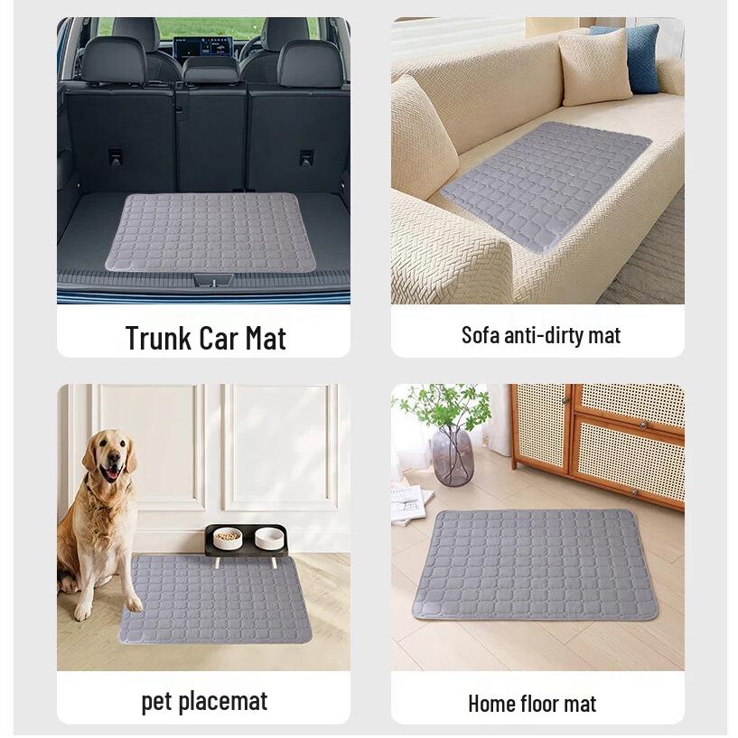 Ganzjahres-Haustier-Schlafmatte: Kühle, feuchtigkeitsbeständige Matte für Hunde, geeignet für kleine bis große Haustiere, und zur Verwendung in Laufgittern.