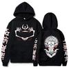 Bluza Anime Jujutsu Kaisen Ryomen Sukuna Męska Damska Harajuku Hip Hop Punk Oversize Luźna Wygodna i Uniwersalna