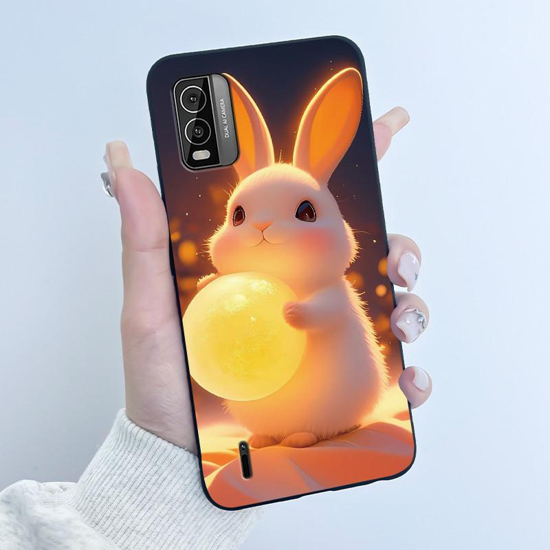 Phone Case for Nokia C210 C110 C300 Cases Luxury Dragon Cute Cool Boys Girls Black Soft TPU Protective Cover Shockproof Fundas
