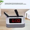 Pen Holder Alarm Clock Pen Holder Design Time Memory Time Date Temperature Display LED Clock for   Dormitory