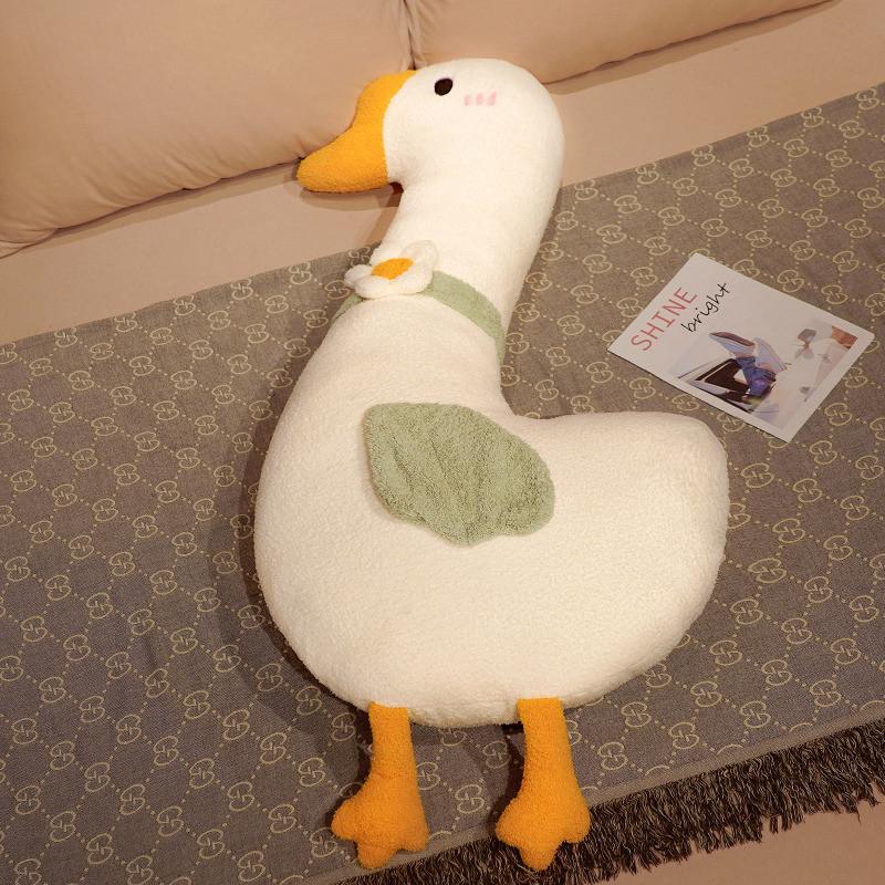 Large Duck Soft Plush Doll Pillow With Animal Design For Girls Home Decoration