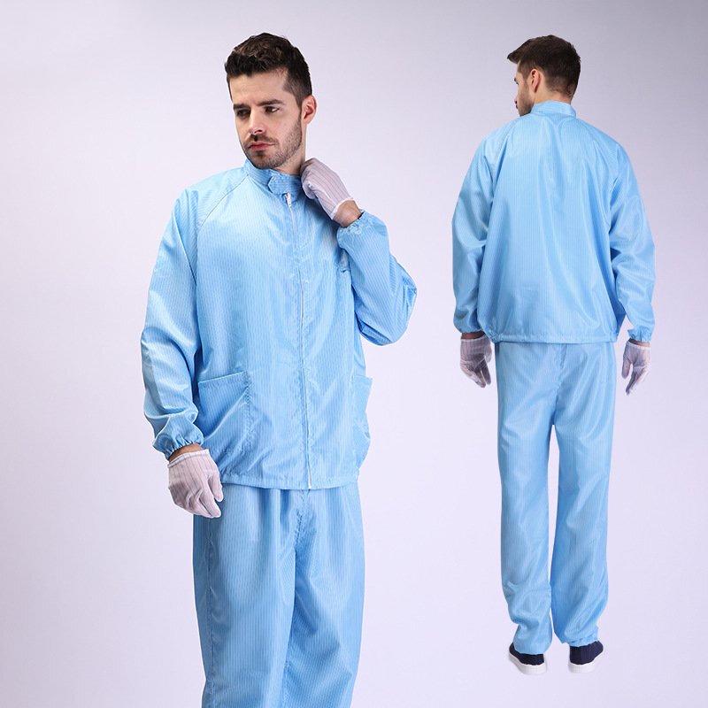 DAXTE Stand-Collar Cleanroom Workwear