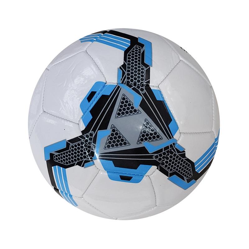 Size 5 PVC/PU Machine-Sewn Football for Adults and Students - Ideal for Competition and Training
