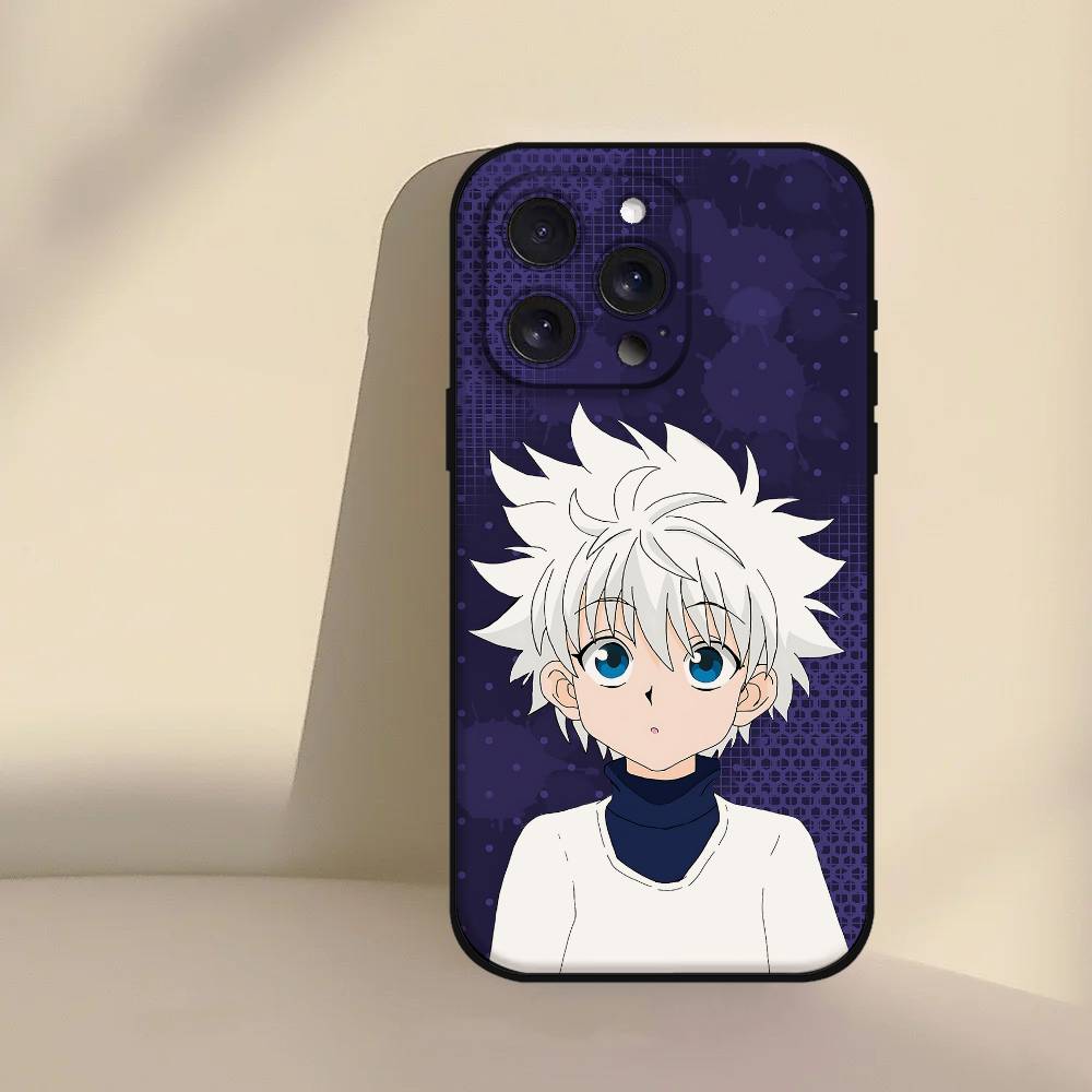 Hunter Killua tok iPhone 17/16/15/13/14 Pro Max/ 11Plus/X/Xr/Xs Max/12mini készülékhez