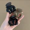 1PZ Pinza per Capelli in Acrilico Opaco a Forma di Zucca Semplice per Coda di Cavallo Alta Mini Testa a Sfera Accessori per Capelli
