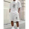 Men's Short Sleeve Casual Sports Suit