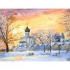 Pictură cu diamant 5D DIY Lake Full Drill Broderie cu diamante Poză din copac cu strasuri Peisaj Cucitură Decor de perete