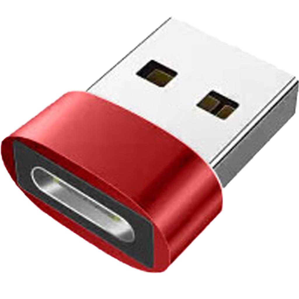 USB Stecker auf USB C Buchse Ladeanschlussadapter Schneller Konverter für Typ C Telefone Tablets Spielekonsolen