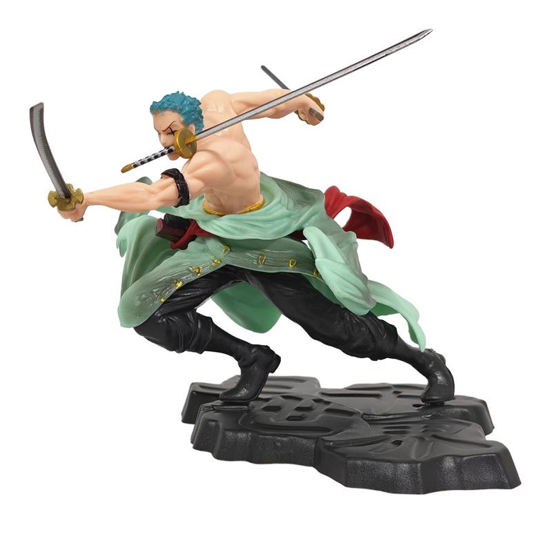 Anime Figure One Piece Luffy Roronoa Zoro Three-Blade Sa-Maximum Manga Statue PVC Action Collection Model Toys