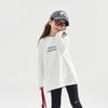 Girls' Letter Print Long Sleeve Warm T-Shirt