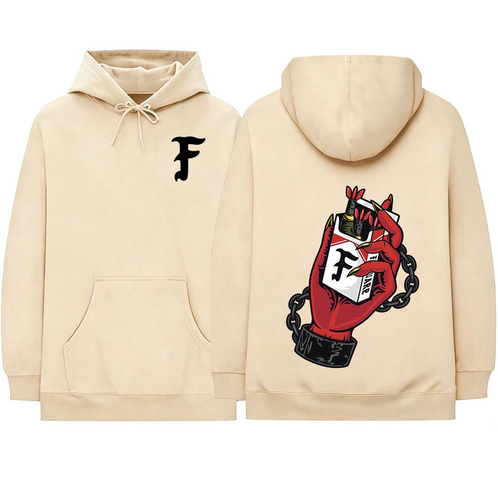 Forward Observations Group Skeleton Hoodies Clothing Fashion Gothic Long Sleeves Oversized Hooded Sweatshirts Streetwear