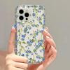 Flower Phone Case For iPhone 17 Pro Max 16 13 15 11 12 14 Pro Max 17 Air 16E 7 8 Plus XR SE 2 3 Shockproof Silicone Clear Cover
