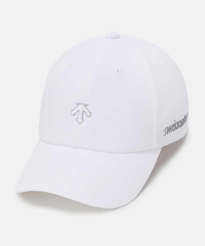 DESCENTE Swiss Ski Woven Ball Cap White Sr323Icp73